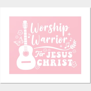 Worship Warrior For Jesus Christ - Christian Quote Posters and Art